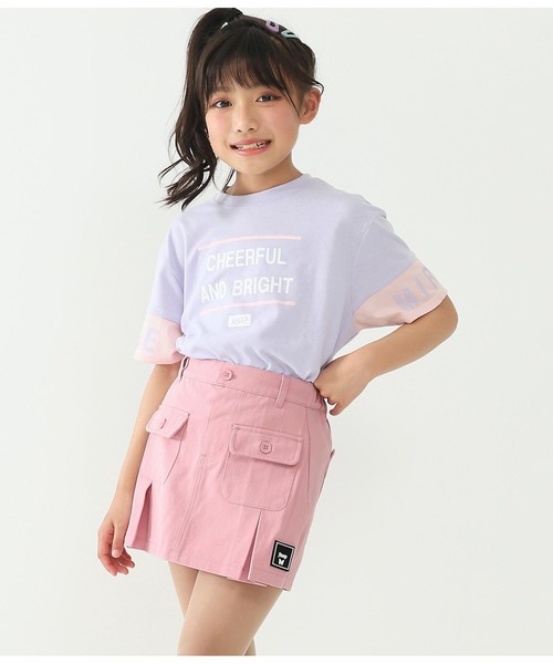 ANAP kids（アナップキッズ）の「ハートポケットプリーツスカパン