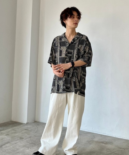 PBLIM(ページボーイリム)の「【PAGEBOYLIM】ペイズリーカイキンシャツ(シャツ/ブラウス・レディース・ブラック系その他/ベージュ系その他・MEDIUM/LARGE)」の13枚目の写真