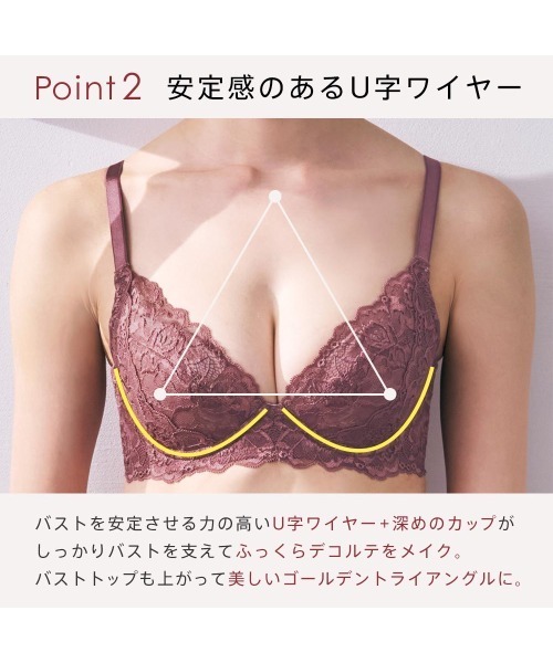ブラジャー MONCLER Bras and tops セール】【脇高だけどナチュラル、ヘルシーな着け心地！アンダー