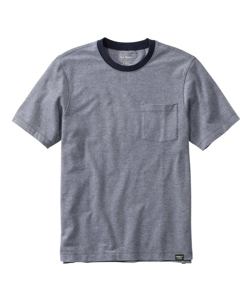 L.L.Bean(エルエルビーン)の「ストーンコースト・ピケ・ティ、半袖 ジャパン・フィット(Tシャツ/カットソー・メンズ・ホワイト/ブラック/ネイビー/ヘザーグレー・SMALL/MEDIUM/LARGE/X-LARGE/XX-LARGE)」の4枚目の写真