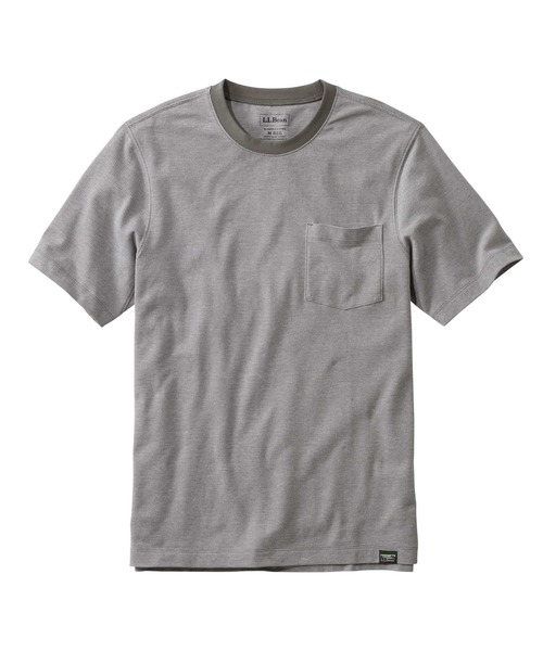 L.L.Bean(エルエルビーン)の「ストーンコースト・ピケ・ティ、半袖 ジャパン・フィット(Tシャツ/カットソー・メンズ・ホワイト/ブラック/ネイビー/ヘザーグレー・SMALL/MEDIUM/LARGE/X-LARGE/XX-LARGE)」の1枚目の写真