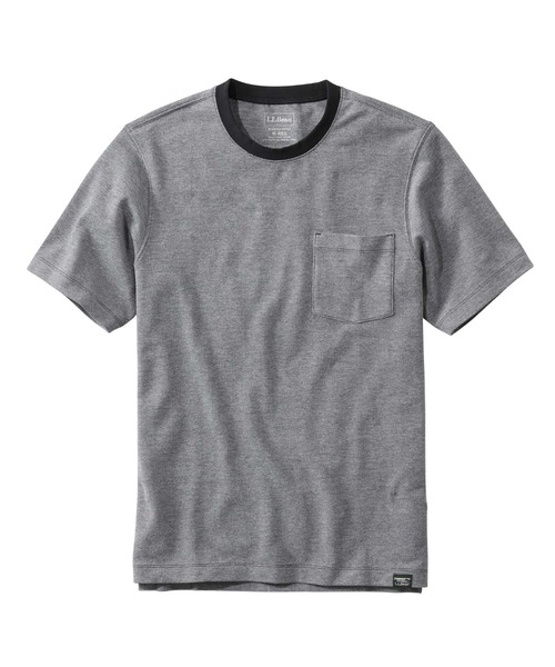 L.L.Bean(エルエルビーン)の「ストーンコースト・ピケ・ティ、半袖 ジャパン・フィット(Tシャツ/カットソー・メンズ・ホワイト/ブラック/ネイビー/ヘザーグレー・SMALL/MEDIUM/LARGE/X-LARGE/XX-LARGE)」の3枚目の写真