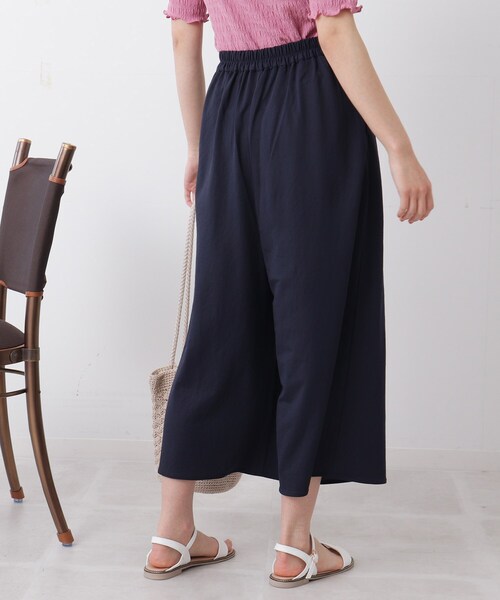 DRESKIP（ドレスキップ）の「◆【接触冷感】イージーワイドパンツ（その他パンツ・レディース・ダークグリーン/ネイビー/カーキ/レモンイエロー・02/03/04）」の13枚目の写真