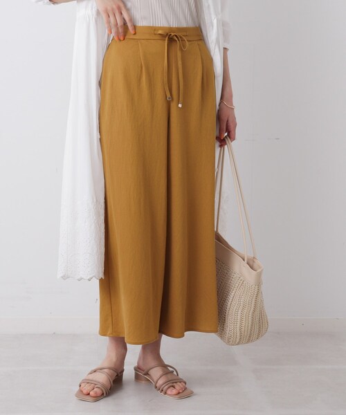 DRESKIP（ドレスキップ）の「◆【接触冷感】イージーワイドパンツ（その他パンツ・レディース・ダークグリーン/ネイビー/カーキ/レモンイエロー・02/03/04）」の18枚目の写真