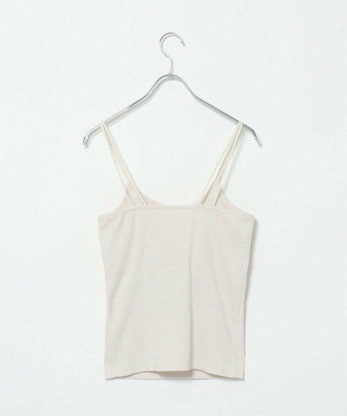 notch.(ノッチ)の「テレコカップ付きキャミソール(キャミソール・レディース・ブラック/エメラルド/オフホワイト/ブラウン・M)」の8枚目の写真