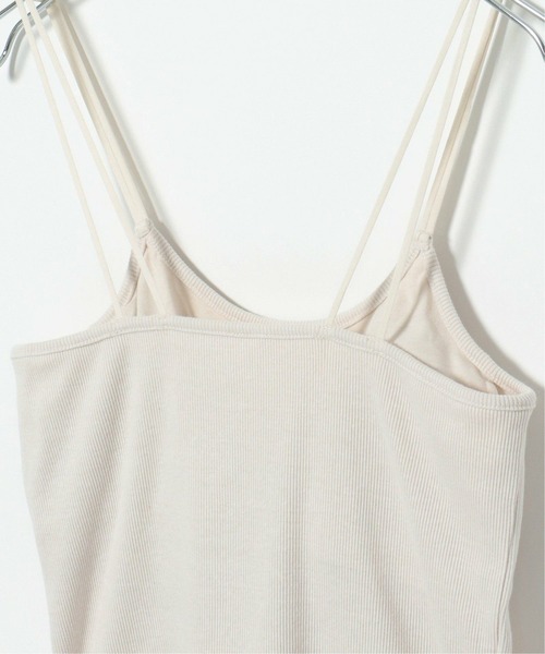 notch.(ノッチ)の「テレコカップ付きキャミソール(キャミソール・レディース・ブラック/エメラルド/オフホワイト/ブラウン・M)」の11枚目の写真