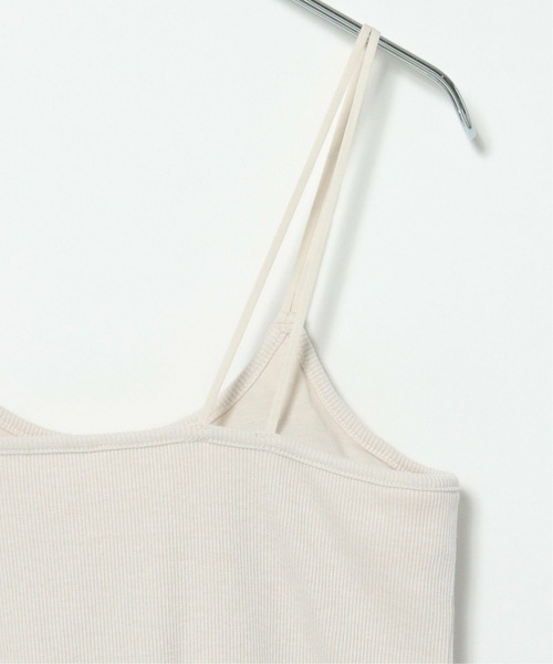 notch.(ノッチ)の「テレコカップ付きキャミソール(キャミソール・レディース・ブラック/エメラルド/オフホワイト/ブラウン・M)」の12枚目の写真