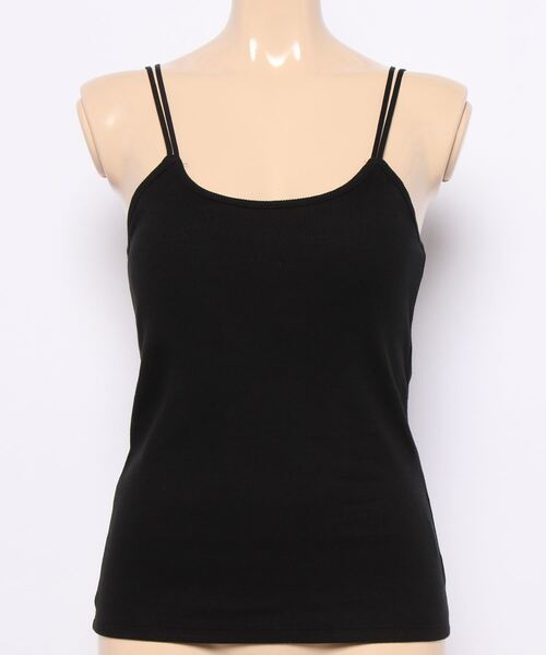 notch.(ノッチ)の「テレコカップ付きキャミソール(キャミソール・レディース・ブラック/エメラルド/オフホワイト/ブラウン・M)」の16枚目の写真