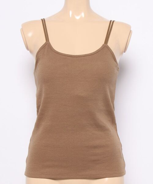 notch.(ノッチ)の「テレコカップ付きキャミソール(キャミソール・レディース・ブラック/エメラルド/オフホワイト/ブラウン・M)」の18枚目の写真