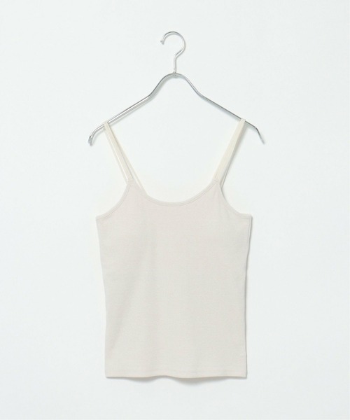 notch.(ノッチ)の「テレコカップ付きキャミソール(キャミソール・レディース・ブラック/エメラルド/オフホワイト/ブラウン・M)」の21枚目の写真