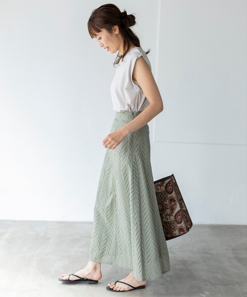 THE SHOP TK (ザ ショップ ティーケー )の「◆【S~XLサイズ展開】フレンチスリーブカットソー(Tシャツ/カットソー・レディース・ブラック/ライトベージュ/レンガ/レモンイエロー/ホワイト系/ブラウン系・11/12/13/14)」の13枚目の写真