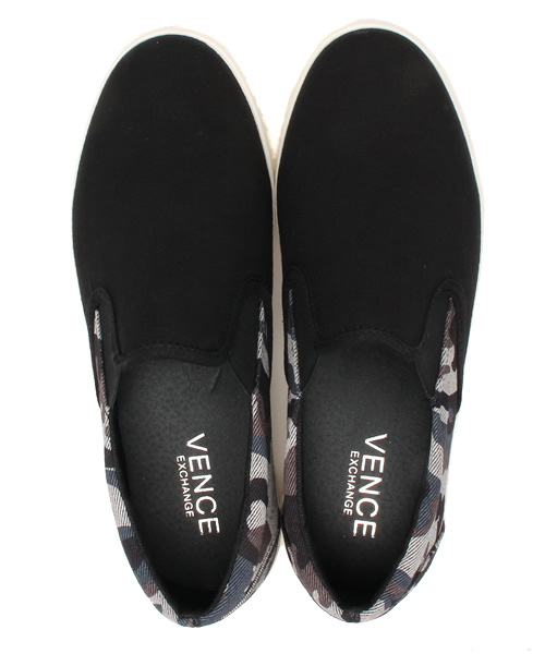 VENCEEXCHANGE（ヴァンスエクスチェンジ）の「迷彩コンビスリッポン                （スリッポン・メンズ・ブラック/ブルー・LARGE/MEDIUM）」の11枚目の写真