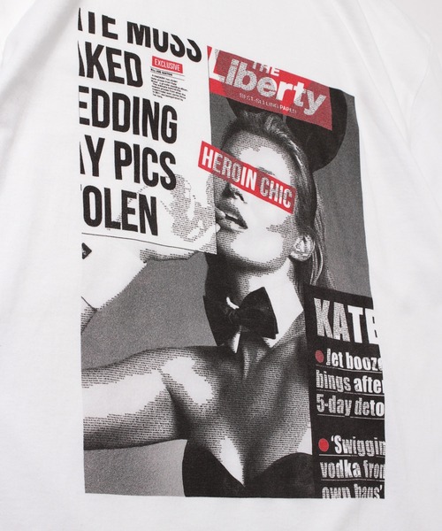 LIBERTY CITY（リバティシティ）の「【LIBERTY CITY/リバティーシティ】 [HEROIN CHIC] Tシャツ（Tシャツ/カットソー・メンズ・ホワイト/ブラック・3/4/2）」の4枚目の写真