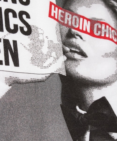 LIBERTY CITY（リバティシティ）の「【LIBERTY CITY/リバティーシティ】 [HEROIN CHIC] Tシャツ（Tシャツ/カットソー・メンズ・ホワイト/ブラック・3/4/2）」の9枚目の写真