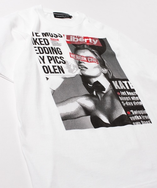 LIBERTY CITY（リバティシティ）の「【LIBERTY CITY/リバティーシティ】 [HEROIN CHIC] Tシャツ（Tシャツ/カットソー・メンズ・ホワイト/ブラック・3/4/2）」の10枚目の写真