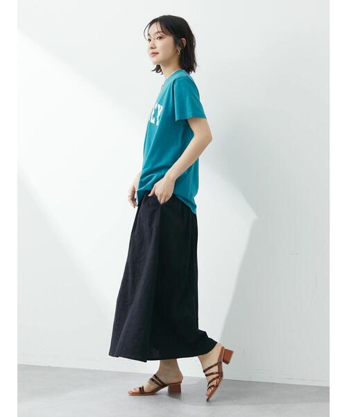 Green　Parks（グリーンパークス）の「カレッジロゴ半袖Tシャツ（Tシャツ/カットソー・レディース・ピンク/オフホワイト/ブルー・FREE）」の5枚目の写真