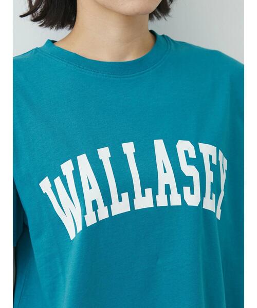 Green　Parks（グリーンパークス）の「カレッジロゴ半袖Tシャツ（Tシャツ/カットソー・レディース・ピンク/オフホワイト/ブルー・FREE）」の9枚目の写真