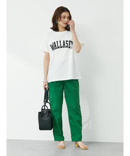Green　Parks（グリーンパークス）の「カレッジロゴ半袖Tシャツ（Tシャツ/カットソー・レディース・ピンク/オフホワイト/ブルー・FREE）」の11枚目の写真