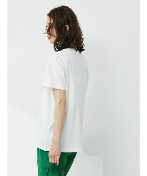 Green　Parks（グリーンパークス）の「カレッジロゴ半袖Tシャツ（Tシャツ/カットソー・レディース・ピンク/オフホワイト/ブルー・FREE）」の16枚目の写真