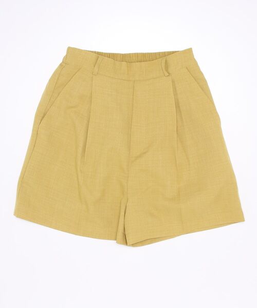 clear（クリア）の「麻タッチショートパンツ/セットアップ可能（その他パンツ・レディース・ブラック/アイボリー/マスタード・F）」の7枚目の写真