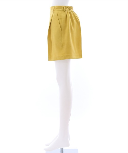 clear（クリア）の「麻タッチショートパンツ/セットアップ可能（その他パンツ・レディース・ブラック/アイボリー/マスタード・F）」の9枚目の写真