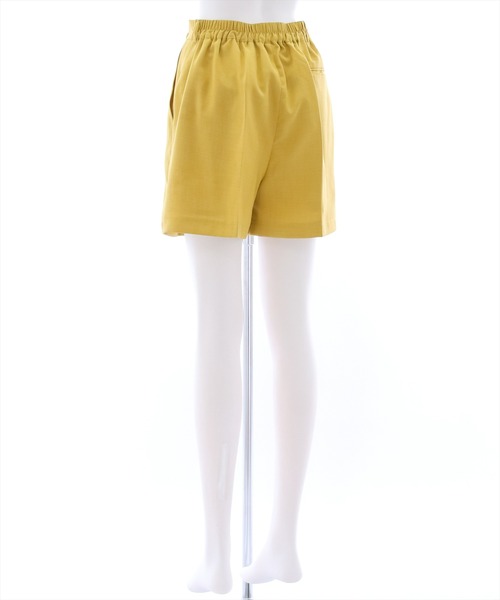 clear（クリア）の「麻タッチショートパンツ/セットアップ可能（その他パンツ・レディース・ブラック/アイボリー/マスタード・F）」の6枚目の写真