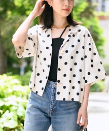 journal standard L'essage | レーヨン麻ドットショートシャツ(シャツ/ブラウス)