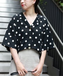 journal standard L'essage | レーヨン麻ドットショートシャツ(シャツ/ブラウス)
