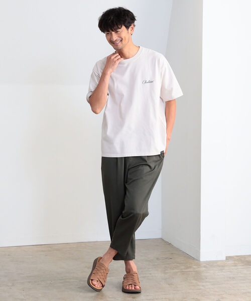 B:MING by BEAMS（ビーミングバイビームス）の「B:MING by BEAMS / クールファイバー 8分丈 イージーパンツ(セットアップ対応)（その他パンツ・メンズ・チャコールグレー/ブラウン/オリーブ・SMALL/LARGE/MEDIUM/X-LARGE）」の8枚目の写真