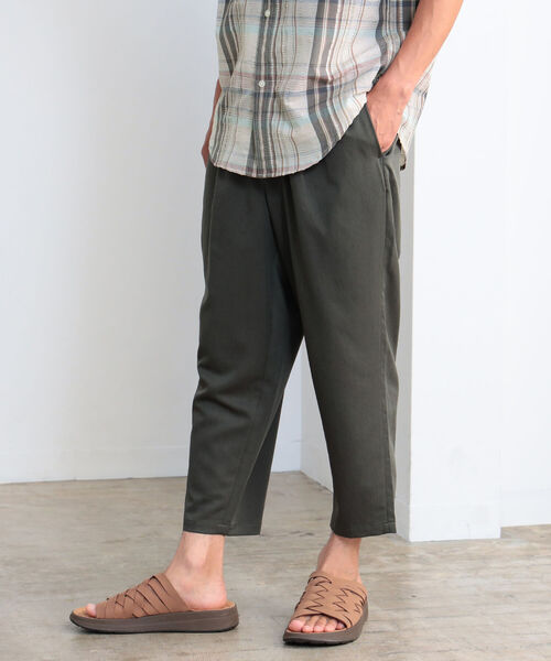 B:MING by BEAMS（ビーミングバイビームス）の「B:MING by BEAMS / クールファイバー 8分丈 イージーパンツ(セットアップ対応)（その他パンツ・メンズ・チャコールグレー/ブラウン/オリーブ・SMALL/LARGE/MEDIUM/X-LARGE）」の11枚目の写真