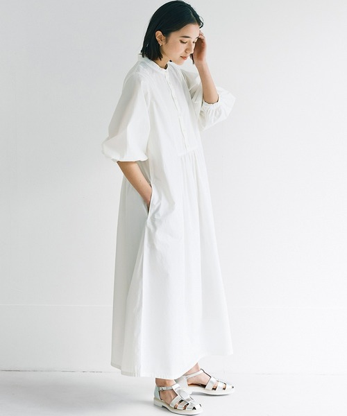 佐藤かなさんプロデュース】 アヴェクモワ 無垢なワンピース〈白
