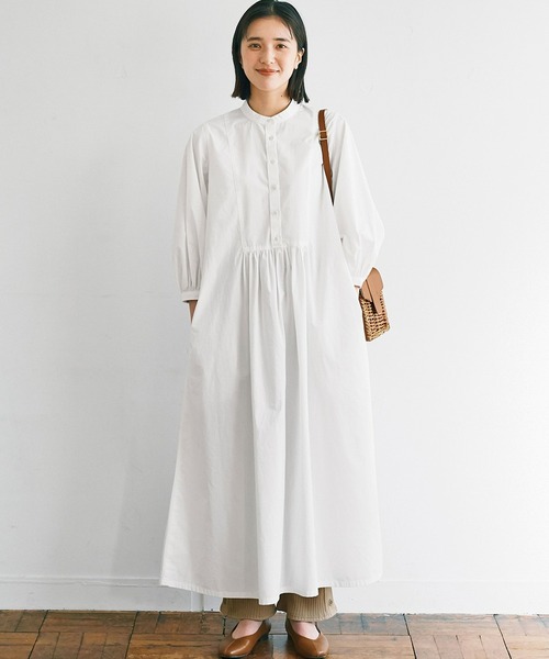 avecmoi（アヴェクモワ）の「【佐藤かなさんプロデュース】 アヴェクモワ　無垢なワンピース〈白〉（ワンピース・レディース・ホワイト・MEDIUM/LARGE/SMALL/X-LARGE）」の5枚目の写真