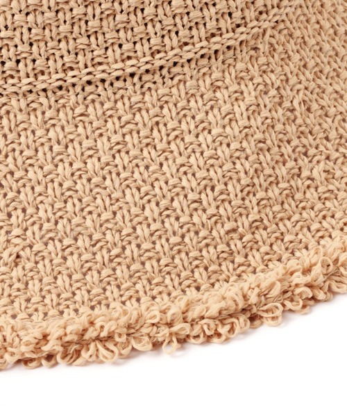 BAYFLOW（ベイフロー）の「フリンジザツザイハット（ハット・レディース・ナチュラル/ベージュ・FREE）」の8枚目の写真