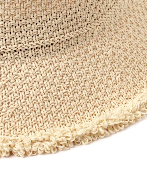 BAYFLOW（ベイフロー）の「フリンジザツザイハット（ハット・レディース・ナチュラル/ベージュ・FREE）」の9枚目の写真