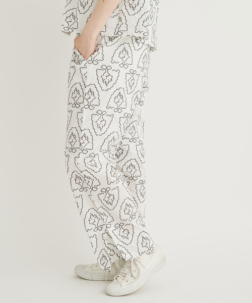 I am I in fact...（アイアムアイインファクト）の「●TABAKO GIRL slit pants（その他パンツ・レディース・ホワイト/ブラック・FREE）」の20枚目の写真