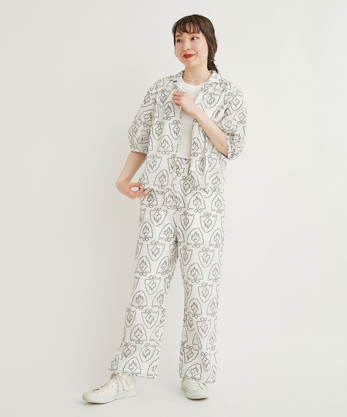 美品 I AM I IN FACT... TABAKO GIRL スリットパンツ I am I in fact（アイアムアイインファクト）の「○TABAKO