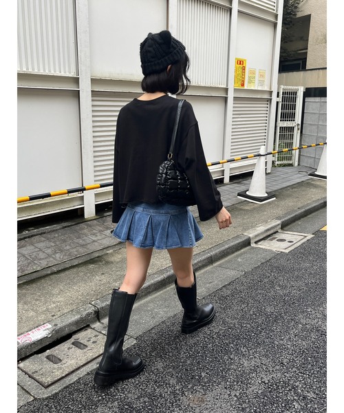 WC（ダブル シー）の「キャットデザインニットCAP（ニットキャップ/ビーニー・レディース・ブラック・FREE）」の11枚目の写真