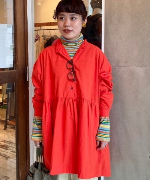 BEAMS BOY（ビームスボーイ）の「Yarmo / Gather Tunic Shirts