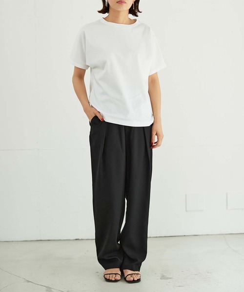 OUTERSUNSET(アウターサンセット)の「washable high waist pants(その他パンツ・レディース・ブラック/ベージュ・S/M)」の2枚目の写真