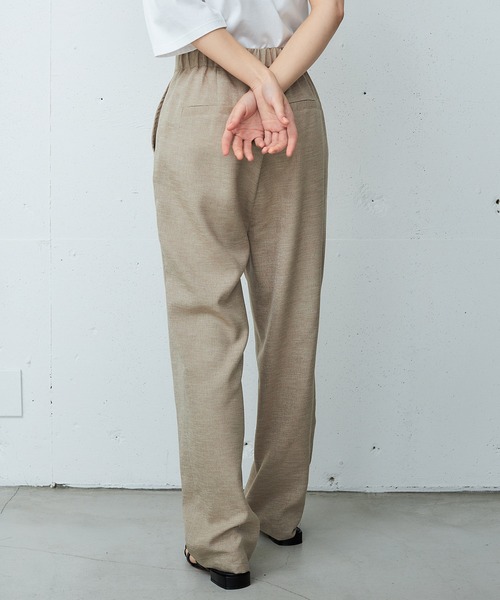 OUTERSUNSET(アウターサンセット)の「washable high waist pants(その他パンツ・レディース・ブラック/ベージュ・S/M)」の10枚目の写真