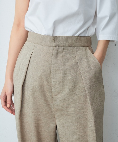 OUTERSUNSET(アウターサンセット)の「washable high waist pants(その他パンツ・レディース・ブラック/ベージュ・S/M)」の12枚目の写真