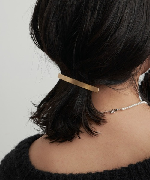 Aunt Marie's(アントマリーズ)の「Slim Stick Barrette / スリムスティックバレッタ(バレッタ/ヘアクリップ・レディース・シルバー/ゴールド・FREE)」の11枚目の写真