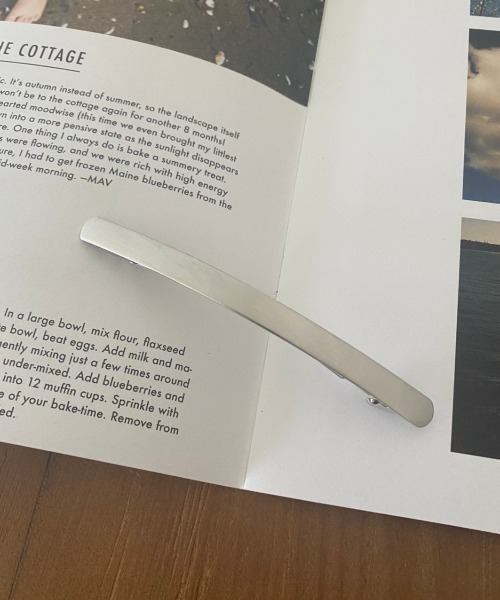 Aunt Marie's(アントマリーズ)の「Slim Stick Barrette / スリムスティックバレッタ(バレッタ/ヘアクリップ・レディース・シルバー/ゴールド・FREE)」の9枚目の写真