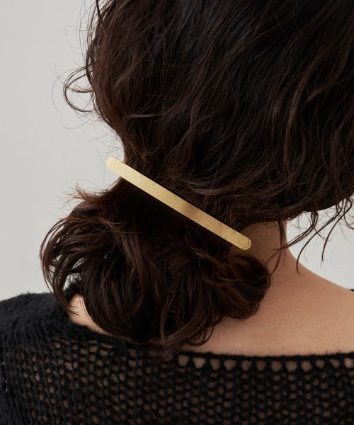 Aunt Marie's(アントマリーズ)の「Slim Stick Barrette / スリムスティックバレッタ(バレッタ/ヘアクリップ・レディース・シルバー/ゴールド・FREE)」の16枚目の写真