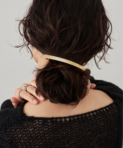Aunt Marie's(アントマリーズ)の「Slim Stick Barrette / スリムスティックバレッタ(バレッタ/ヘアクリップ・レディース・シルバー/ゴールド・FREE)」の17枚目の写真