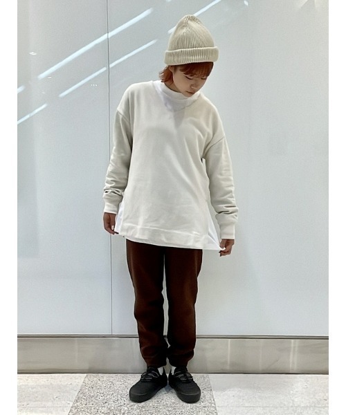 GAP(ギャップ)の「ヴィンテージ ソフト ハイライズ ジョガーパンツ(セットアップ対応)(スウェットパンツ・レディース・アイボリー/ブラック/ネイビー/グリーン系その他/ライトグレー/ブラウン/ピンク系その他・M/S/XS/XXS/L)」の21枚目の写真