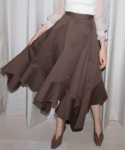 イレギュラーヘムフレアスカート スカート Eimy スカート Istoire エイミーイストワール のファッション 日本の