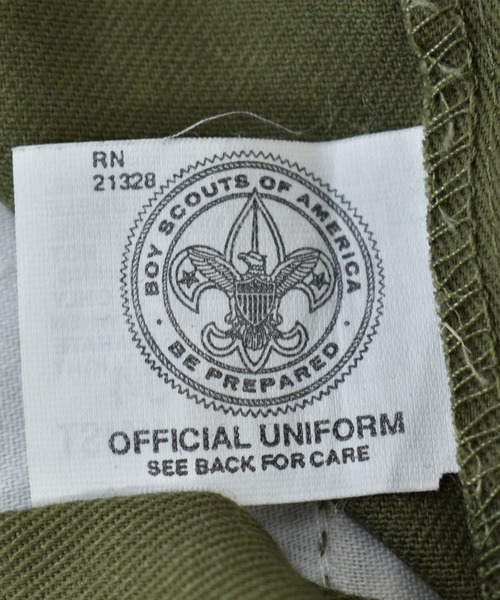 VINTAGE（ヴィンテージ）の「【ヴィンテージ古着】BOY SCOUTS AMERICA ユニフォーム パンツ ワンウォッシュ（チノパンツ・メンズ・グリーン・MEDIUM）」の3枚目の写真