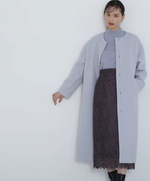NATURAL BEAUTY BASIC｜ノーカラーミドルコート 24AW | Rakuten
