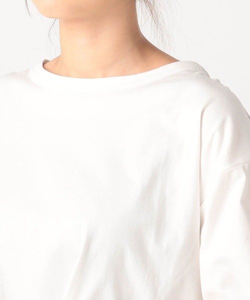 Grand PARK（グランドパーク）の「長袖ラウンドカットソー（Tシャツ/カットソー・レディース・ホワイト・FREE）」の5枚目の写真